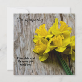 In Beileid-Flachgrüßkarte Karte