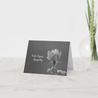In Beileid Grau Schwarz und Weiß Rose Fotografie