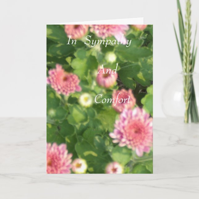 In Beileid Karte (Vorderseite)