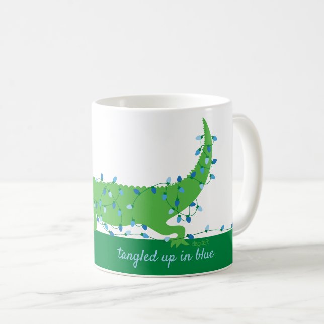 In blauer Tasse verworren (VorderseiteRechts)