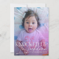 In Blockdown-Meldung COVID-Geburtsankündigung gekn