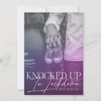 In Blockdown-Meldung COVID-Geburtsankündigung gekn