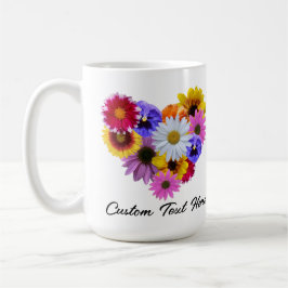 In Bloom - Herz geformt Bouquet Kaffeetasse