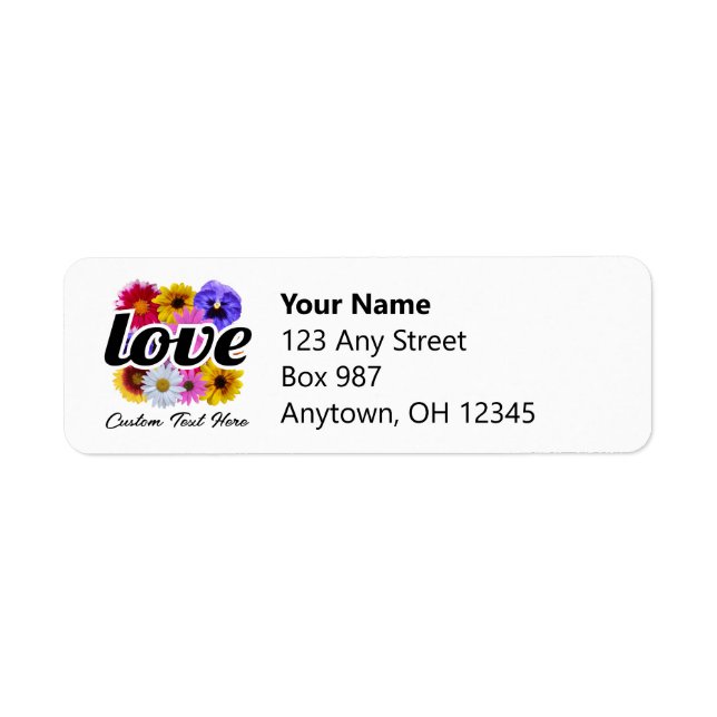 In Bloom - Liebe mit Square Floral Bouquet (Vorne)