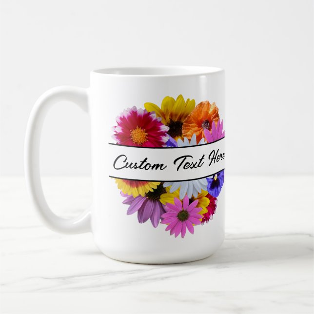 In Bloom - Runde gespaltene Blüte Kaffeetasse (Links)