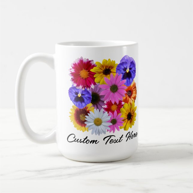In Bloom - Square Floral Kaffeetasse (Links)