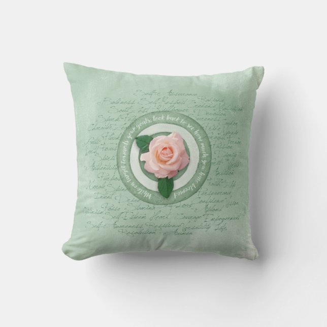 In Bloom Throw Pillow Kissen (Vorderseite)