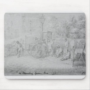 In Bloomsbury Quadrat während der Hitzewelle, 1828 Mousepad