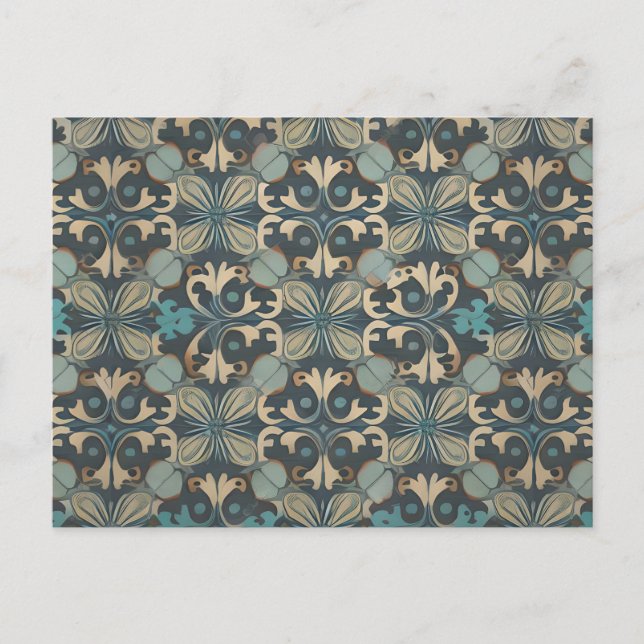 in blue postkarte (Vorderseite)