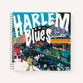 In Blues geschriebene Träume Notizbuch