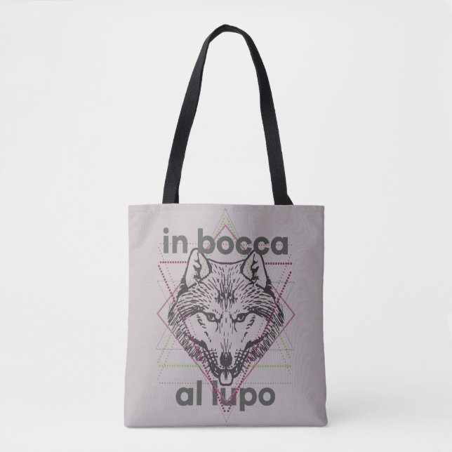 In Bocca-al-Lupo-Tasche (Vorderseite)