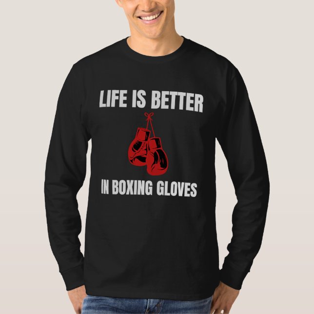 In Boxing Gloves Kickboxing T-Shirt (Vorderseite)