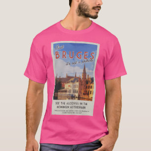 In Brügge (Belgien) Reiseplakat T-Shirt