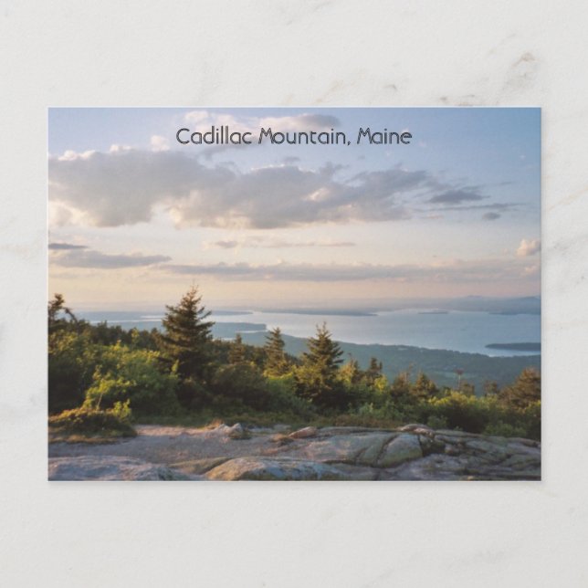 In Cadillac Sunset Postkarte (Vorderseite)