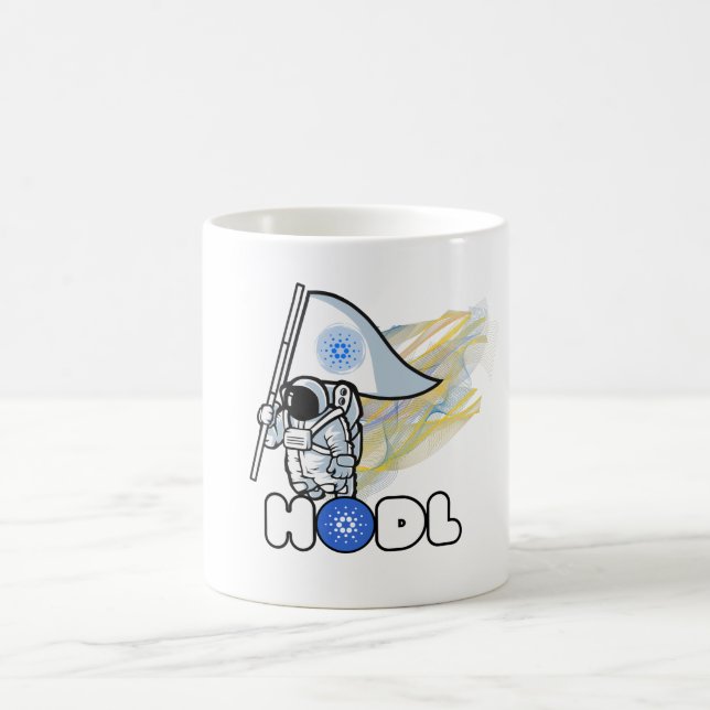 in Cardano hodl astronaut crypto Kaffeetasse (Mittel)