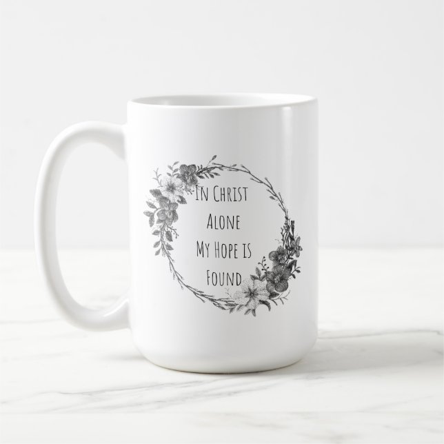 In Christ Alone Kaffeetasse (Links)
