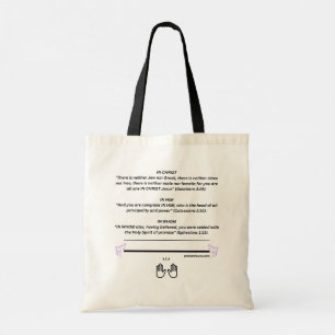 In Christus spricht Tote Bag Tragetasche