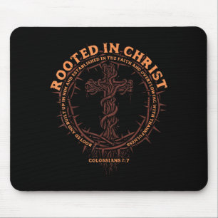 In Christus verwurzelt Christlich Religiös Gott Mä Mousepad