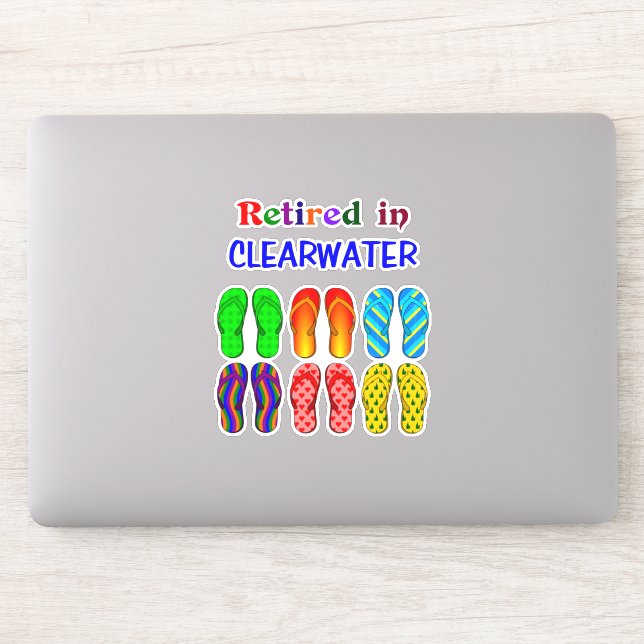 in Clearwater erschöpft, Aufkleber (Computer)