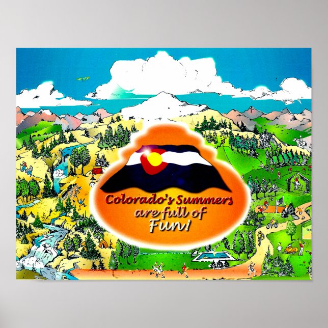 In Colorado gibt es vieles zu erleben Poster (Vorne)