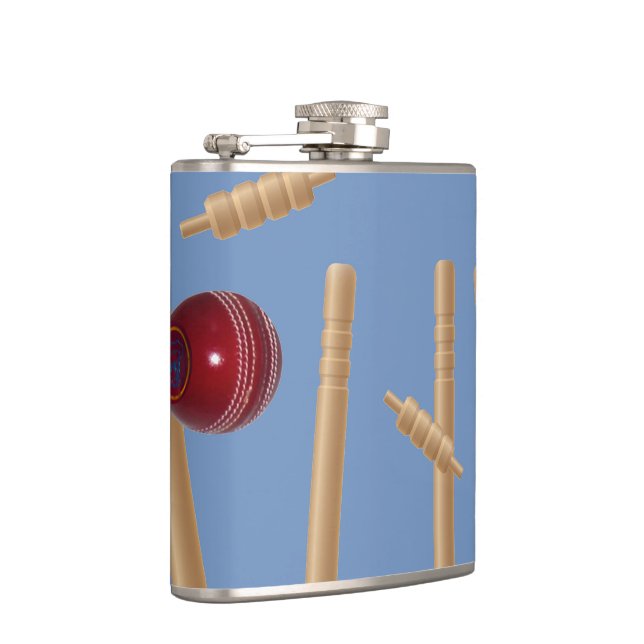 In Cricket geklaut, Vinyl Hip Flask Flachmann (Rechts)