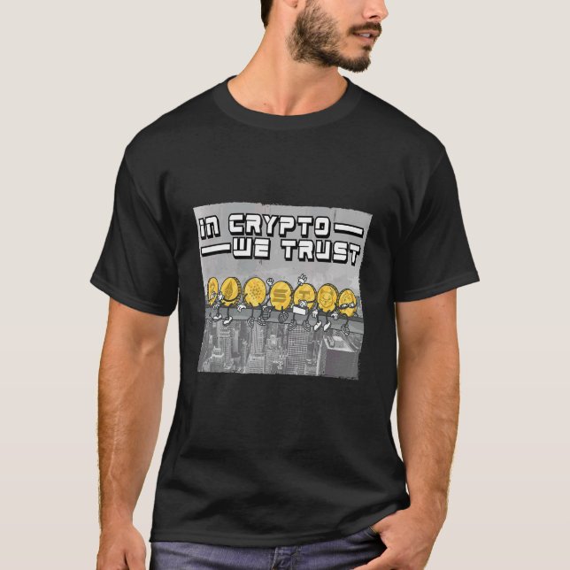 In Crypto vertrauen wir Crypto Bitcoin Miners Trad T-Shirt (Vorderseite)