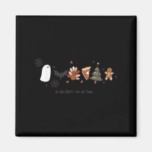 In Da Clerb wir alle Fam Halloween Erntedank Chri Magnet