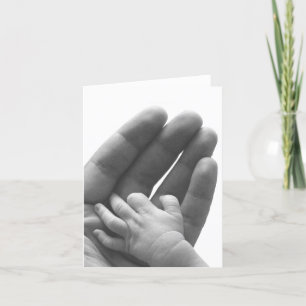 In Daddys Hands Notecard Karte
