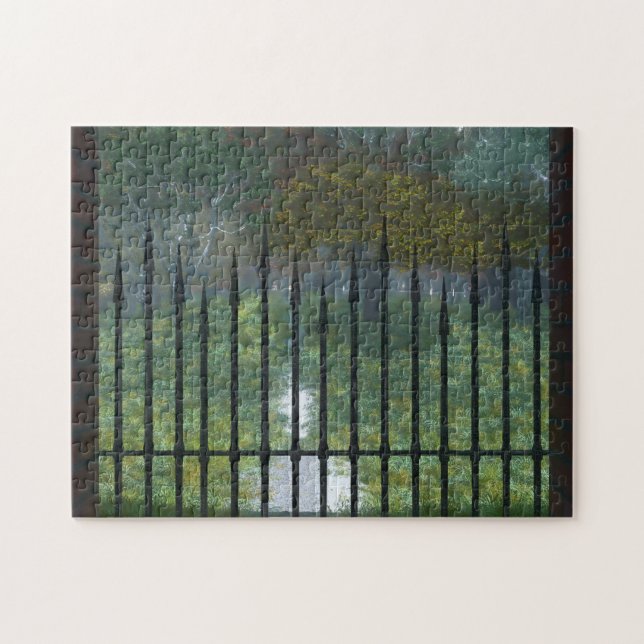 In das alte Waldpuzzle Puzzle (Horizontal)