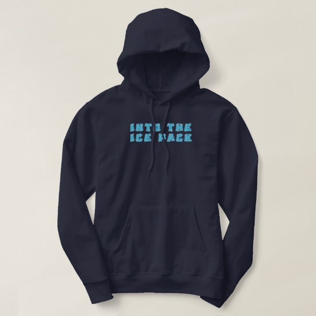 In das Eispack-Fischen Hoodie (Design vorne)