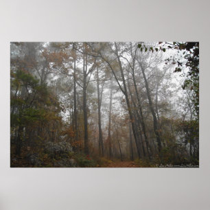 In das Forest Forest Poster des Herbstes