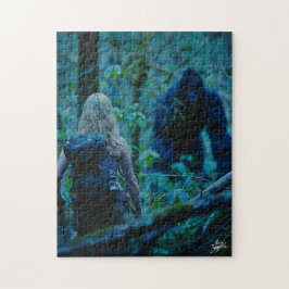 In das Unbekannte: Bigfoot Encounter Jigsaw Puzzle