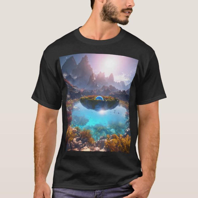 In das Unbekannte T-Shirt (Vorderseite)