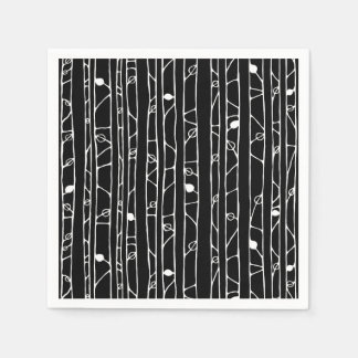 In das Weißbuch "Wälder" Napkins Serviette