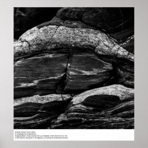 In Deep Canyon Rock Detail von Ansel Adams Poster