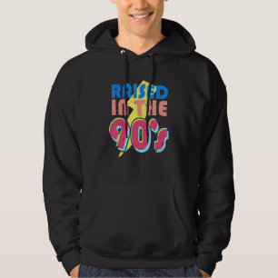 In den 90ern Aufgewachsen Retro 90er Vaporwave Hoodie