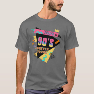 In den 90ern geboren für immer junge Freunde T-Shirt