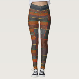 In den aktuellen sechs Schwellenwerten Abstrakt Pa Leggings