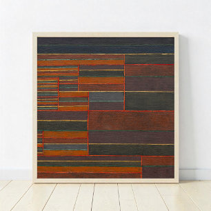 In den aktuellen sechs Schwellenwerten Abstrakt Pa Poster