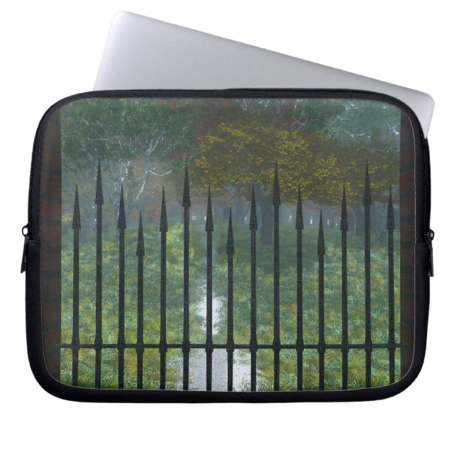 In den alten Wald - Laptop-Sieb Laptopschutzhülle (Vorderseite)