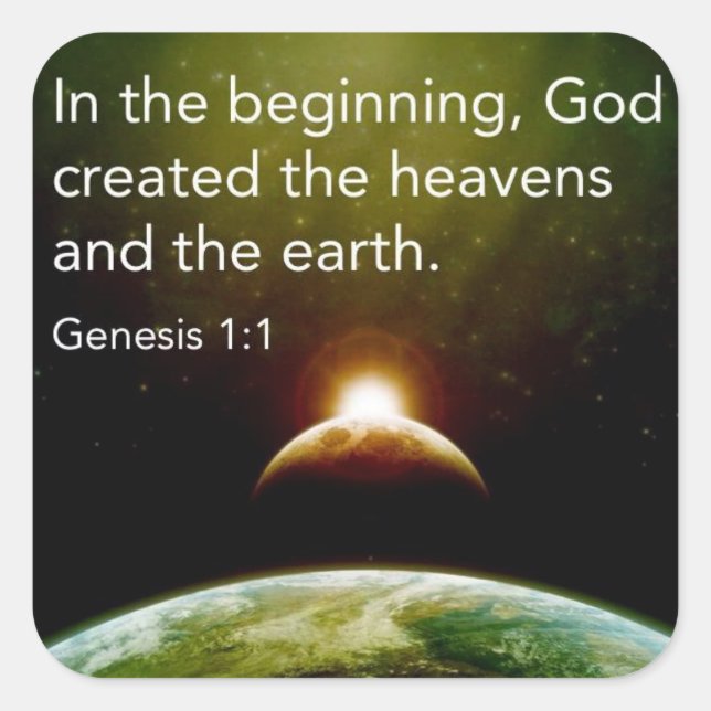 In den Anfangsklebern Quadratischer Aufkleber (Vorderseite)