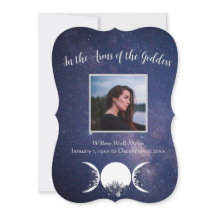 In den Armen der Göttin Heiden Beerdigungskarte