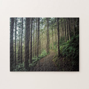 In den Bergen Wakayama wandern, Japan Puzzle