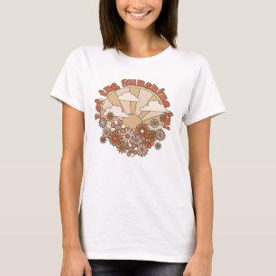 In den Blume Groovy Daisy Hippie den Sonnenschein T-Shirt
