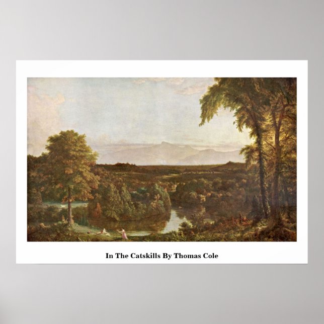 In den Catskills von Thomas Cole Poster (Vorne)