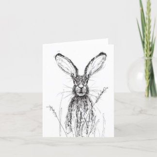 In den Cornfields - Hare Dankeskarte