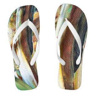 In den Ferien am Strand Flip Flops