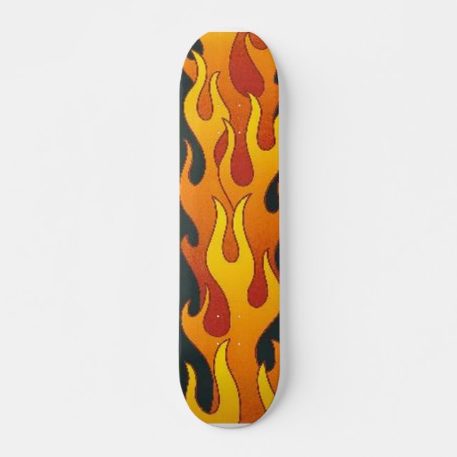 In den Flammen Skateboard (Vorne)