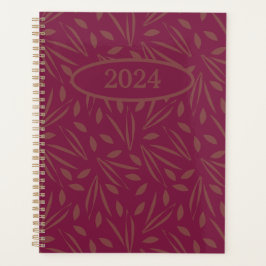 In den Foliage erstarrt: Gold-Blätter auf Burgund Planer