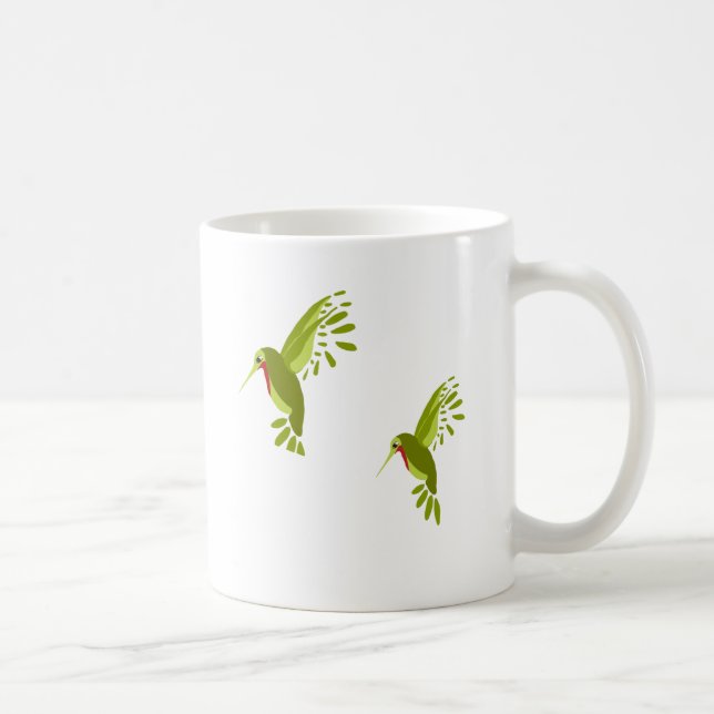In den Garten mit den Kolibris Kaffeetasse (Rechts)